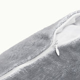 HOMELEVEL Velours Badewannenkissen - Kissen mit Saugnäpfen für die Badewanne - Badewannen Nackenkissen Kopfkissen für die Wanne - Bezug bedruckt waschbar