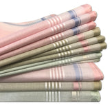 JEMIDI Taschentücher aus Baumwolle - 12x Stofftaschentücher im Set - Taschentuch aus Stoff für Damen Herren Kinder - wiederverwendbar