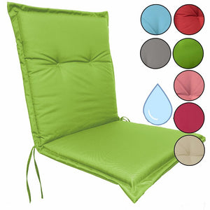 Stuhlauflage wasserabweisend  für Niedriglehner Gartenstühle in vielen Farben 100cm x 50cm x 5cm