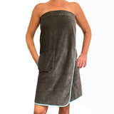 Sauna Kilt für Damen und Herren mit Klettverschluss und Tasche