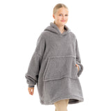 Kinder Sherpa Hoodie XL Sweatshirt Pullover