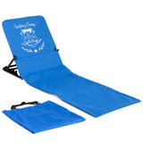 Strandmatte und Schwimmbadmatte mit Rückenlehne