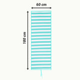 JEMIDI Strandmatte 60x180cm faltbar - Matte für den Strand zum Aufrollen - tragbar leicht - Liegematte Stranddecke Decke