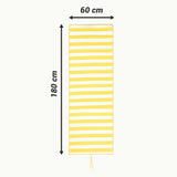 JEMIDI Strandmatte 60x180cm faltbar - Matte für den Strand zum Aufrollen - tragbar leicht - Liegematte Stranddecke Decke
