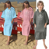 HOMELEVEL Badeponcho für Kinder und Teenager - Poncho Handtuch für Strand Schwimmbad